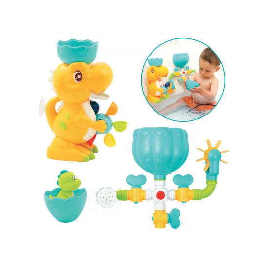 Wassermühle mit Rohren Dinosaurier Wassermühle mit Rohren Dinosaurier – Ludi 40071LU