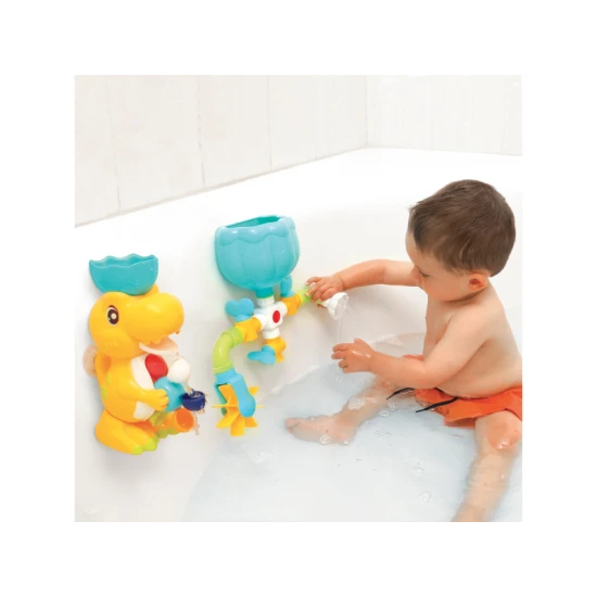 Wassermühle mit Rohren Dinosaurier Wassermühle mit Rohren Dinosaurier – Ludi 40071LU
