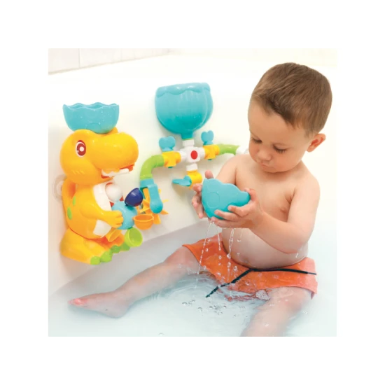 Wassermühle mit Rohren Dinosaurier Wassermühle mit Rohren Dinosaurier – Ludi 40071LU