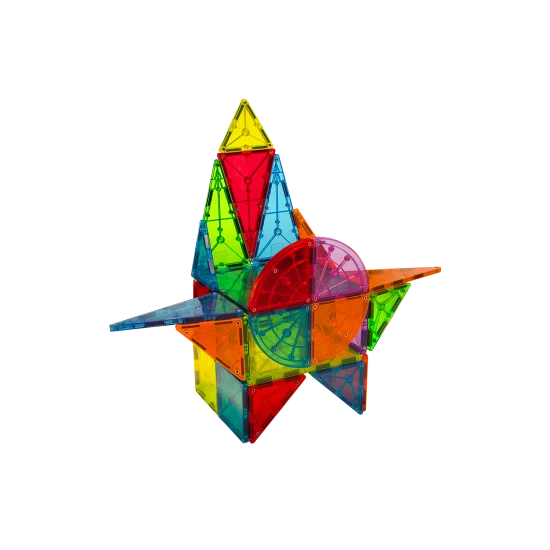 Magnetischer Bausatz Metropolis 110 Teile von Magna Tiles.