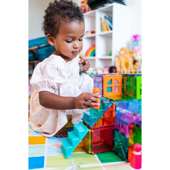 Magnetischer Bausatz Metropolis 110 Teile von Magna Tiles.