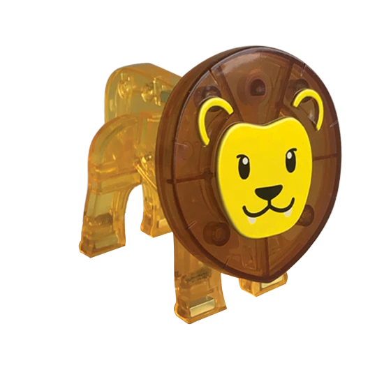 Erkunden Sie die afrikanische Wildnis mit einem magnetischen Bausatz.