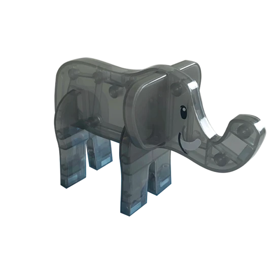 Erkunden Sie die afrikanische Wildnis mit einem magnetischen Bausatz.