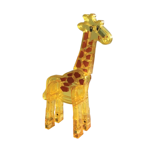 Erkunden Sie die afrikanische Wildnis mit einem magnetischen Bausatz.