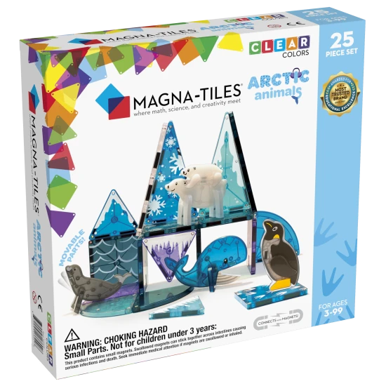 Mit dem Magnetbausatz kannst du deine eigene arktische Landschaft bauen