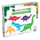Set mit fünf Dinosaurierfiguren von MAGNA-TILES.