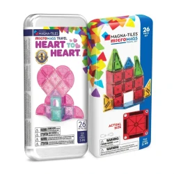 MAGNA-TILES microMAGS Travel Set Heart to Heart und Travel Set
