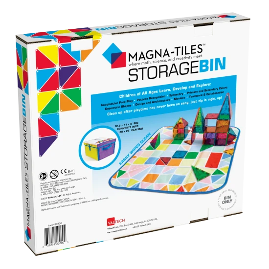 Aufbewahrungsbox und interaktive Spielmatte in einem.