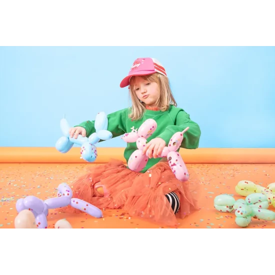 Modellierballons Pastell 30 Stück für Kinder, die an kreativen und lustigen Aktivitäten interessiert sind.