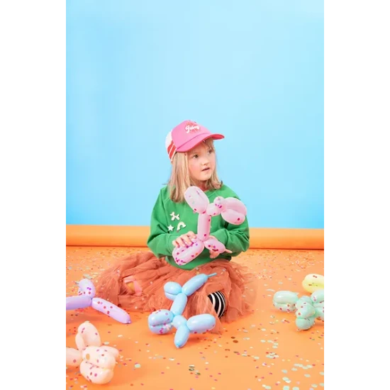 Modellierballons Pastell 30 Stück für Kinder, die an kreativen und lustigen Aktivitäten interessiert sind.