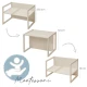 Kinder-Bank im Landhausstil Beige
