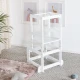 Montessori Lernturm Weiß Montessori Lernturm Weiß