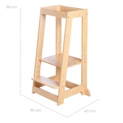 Montessori Lernturm aus Bambusholz Montessori Lernturm aus Bambusholz