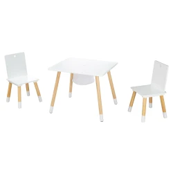Kindersitzset mit Aufbewahrungsnetz Weiß