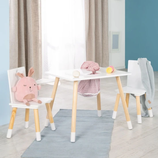Kindersitzset mit Aufbewahrungsnetz Weiß