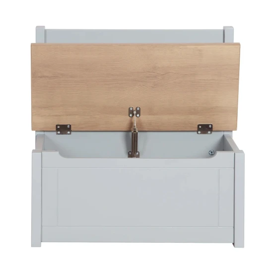 Kinder-Bank mit Stauraum Woody Grau/natur Kinder-Bank mit Stauraum Woody Grau/natur