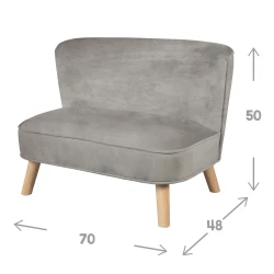 Kinder-Sofa Lil Sofa Grau
