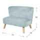 Kinder-Sofa Lil Sofa Hellblau