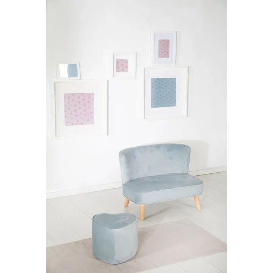Kinder-Sofa Lil Sofa Hellblau