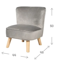 Kinder-Sessel Grau Kinder-Sessel Grau