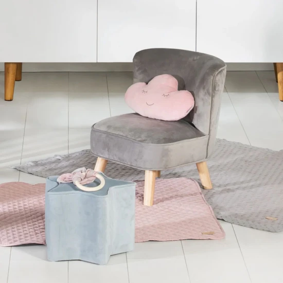 Kinder-Sessel Grau