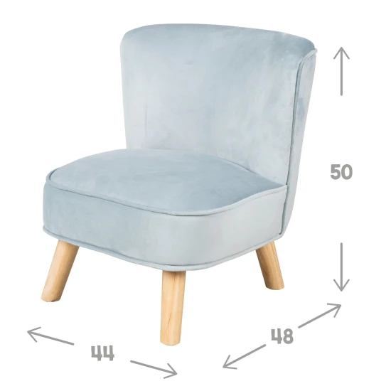 Kinder-Sessel Hellblau