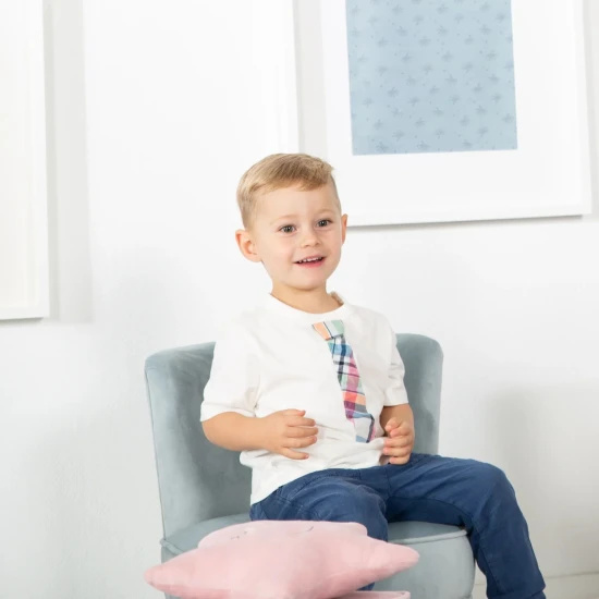 Kinder-Sessel Hellblau