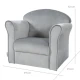 Kinderstuhl Lil Sofa mit Armlehnen Grau