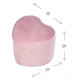 Kinderhocker Lil Sofa in Herzform Rosa