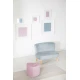 Kinderhocker Lil Sofa in Herzform Rosa