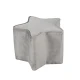 Kinderhocker in Sternform Grau Kinderhocker in Sternform Grau