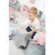 Kinderhocker in Sternform Grau Kinderhocker in Sternform Grau