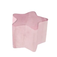 Kinderhocker in Sternform Rosa