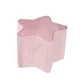 Kinderhocker in Sternform Rosa Kinderhocker in Sternform Rosa