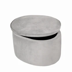 Kinderhocker mit Stauraum Lil Sofa Grau