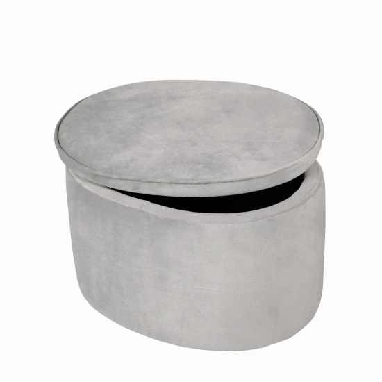 Kinderhocker mit Stauraum Lil Sofa Grau