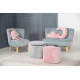 Kinderhocker mit Stauraum Lil Sofa Grau