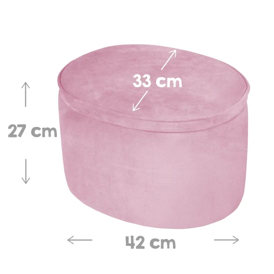 Kinderhocker mit Stauraum Lil Sofa Rosa