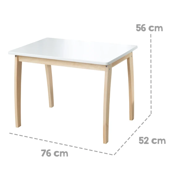 Kindertisch Weiß