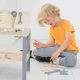 Kinder-Werkbank mit Werkzeugen