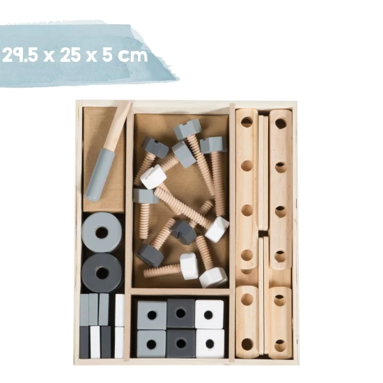 Holz-Bausteinset 48 Teile