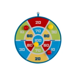 Zweiseitige Klett-Zielscheibe + 6 Bälle