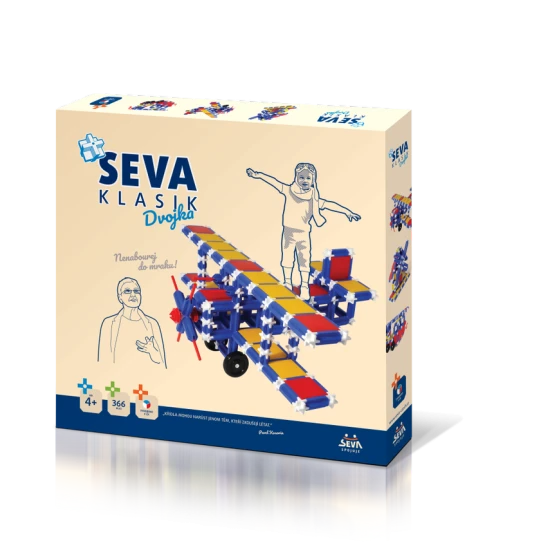Klassik Baukasten Nr. 2 mit 351 Teilen – Seva 360301-2