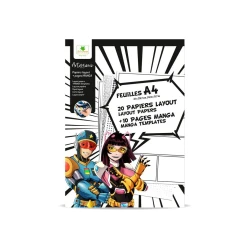 Artissimo Layout-Papiere A4 + Texturen Manga