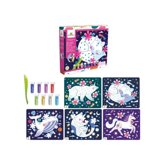Artissimo Bunte Glitzersteine Zaubertiere Sycomore Artissimo Bunte Glitzersteine Zaubertiere SYC_CREA079