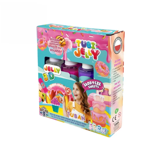 Tubi Jelly Kreatives Süßigkeiten-Set zum Erstellen von 3D-Figuren