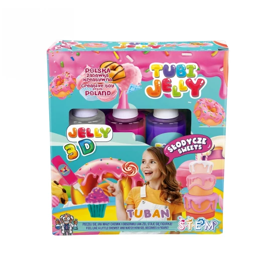 Tubi Jelly Kreatives Süßigkeiten-Set zum Erstellen von 3D-Figuren