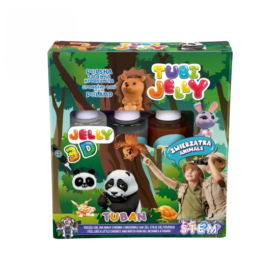 Tubi Jelly Kreativset Tiere zum Gestalten von 3D-Figuren