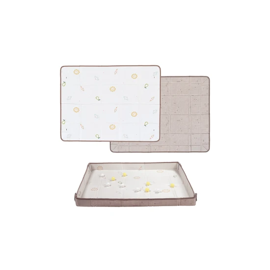 Schaum-Spielmatte mit Bällen Brown Beige – Taf Toys 13505TAF