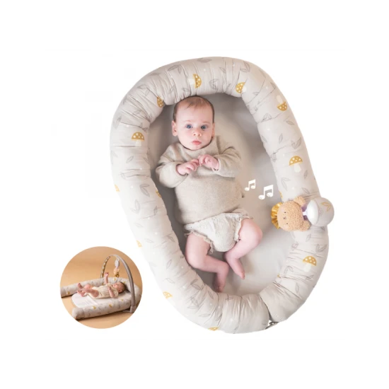 Babynest mit Spielbogen Little Explorer